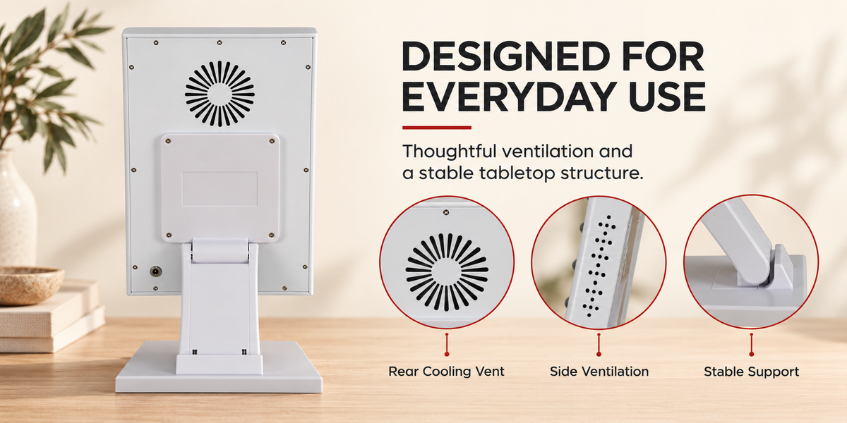 UECOVL W400 Red & Near-Infrared LED Light Panel with Adjustable Stand – product detail image 8