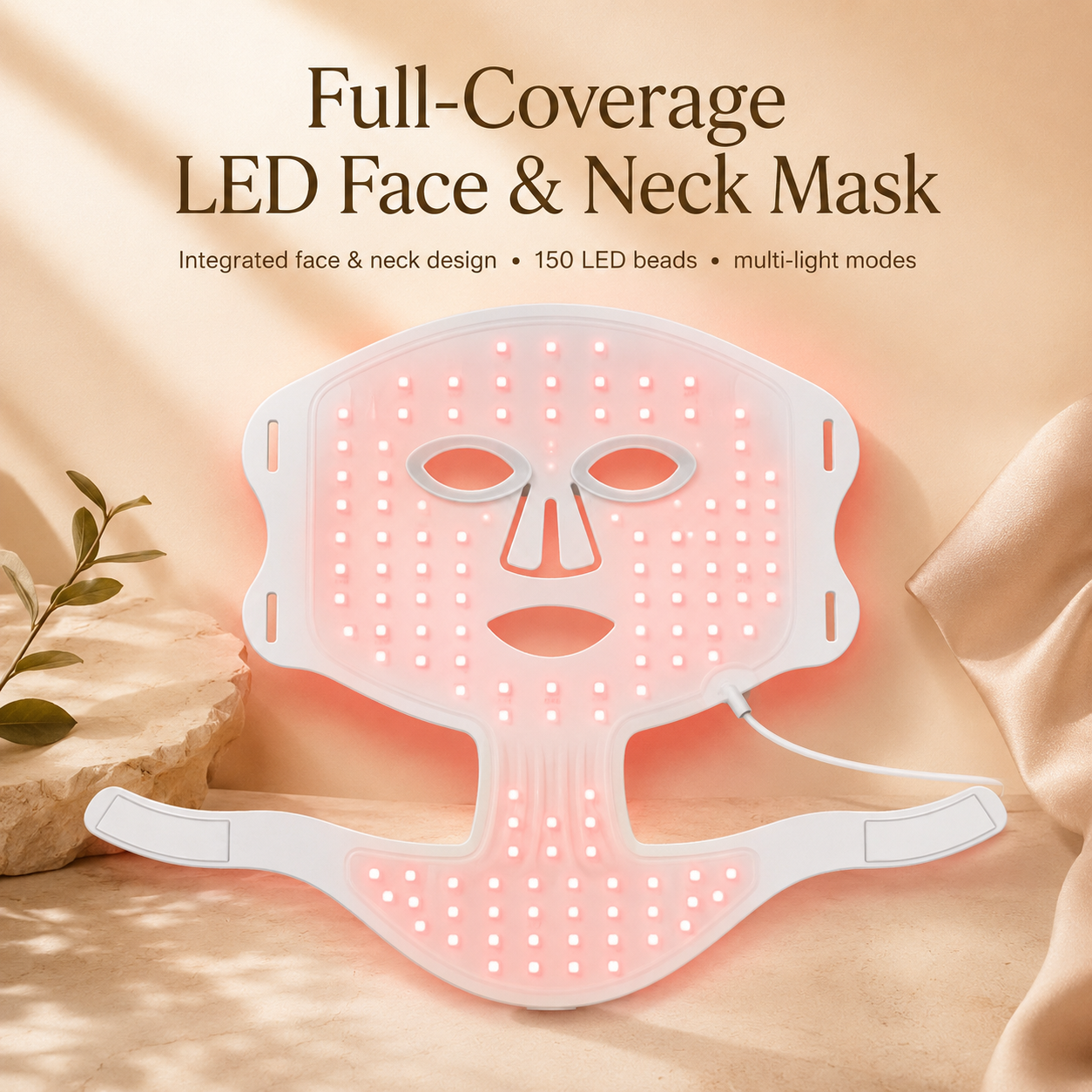 Full-Coverage LED Face & Neck Mask
