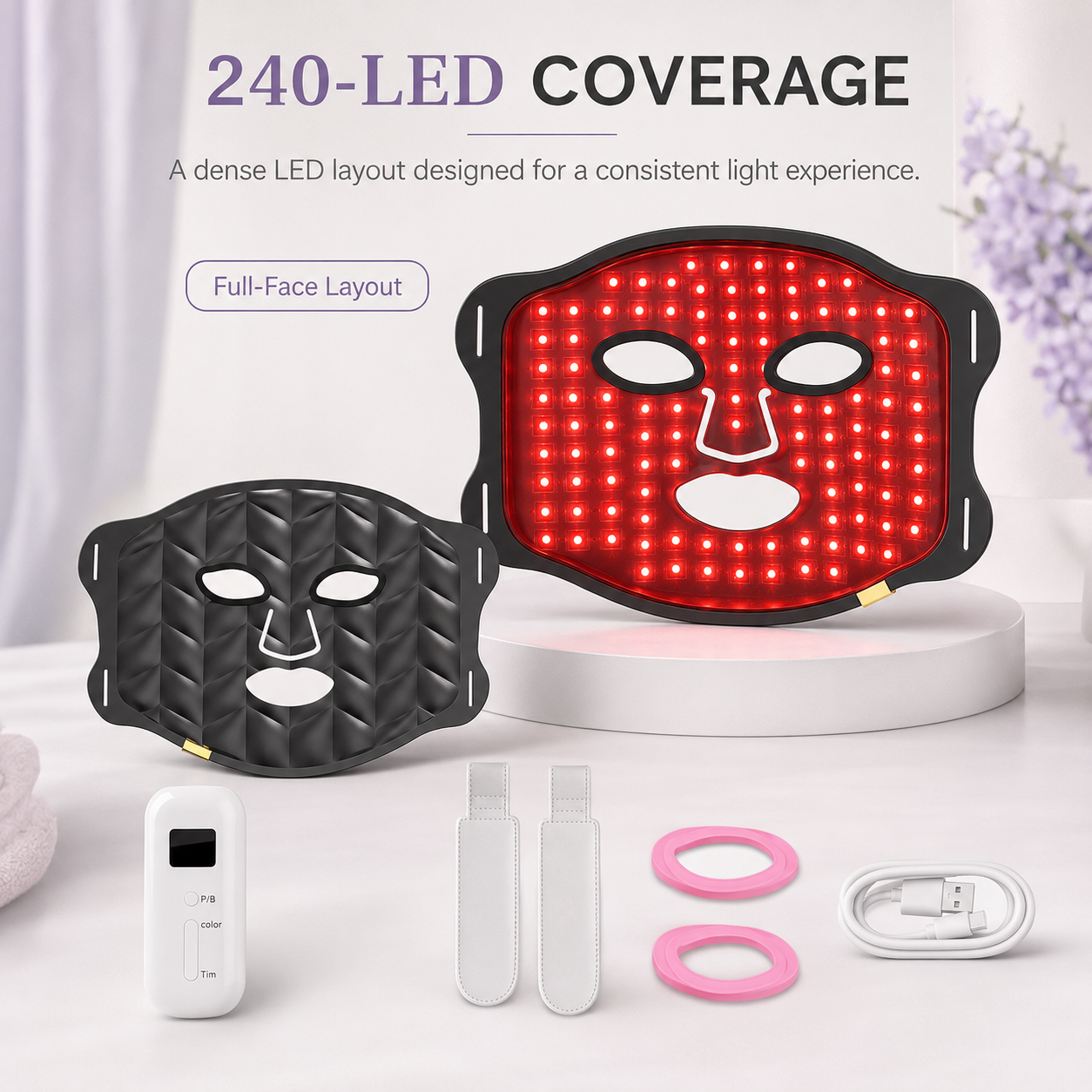7-Color LED Face Mask