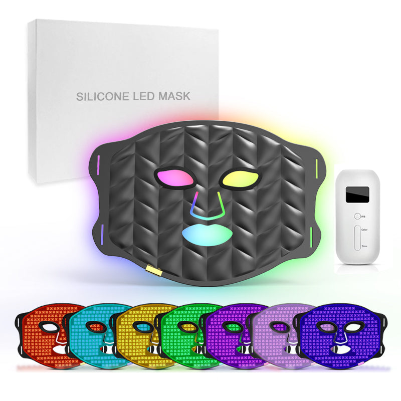 Premium 7-Color LED Photon Therapy Mask – Advanced Facial Rejuvenation & Skin Care