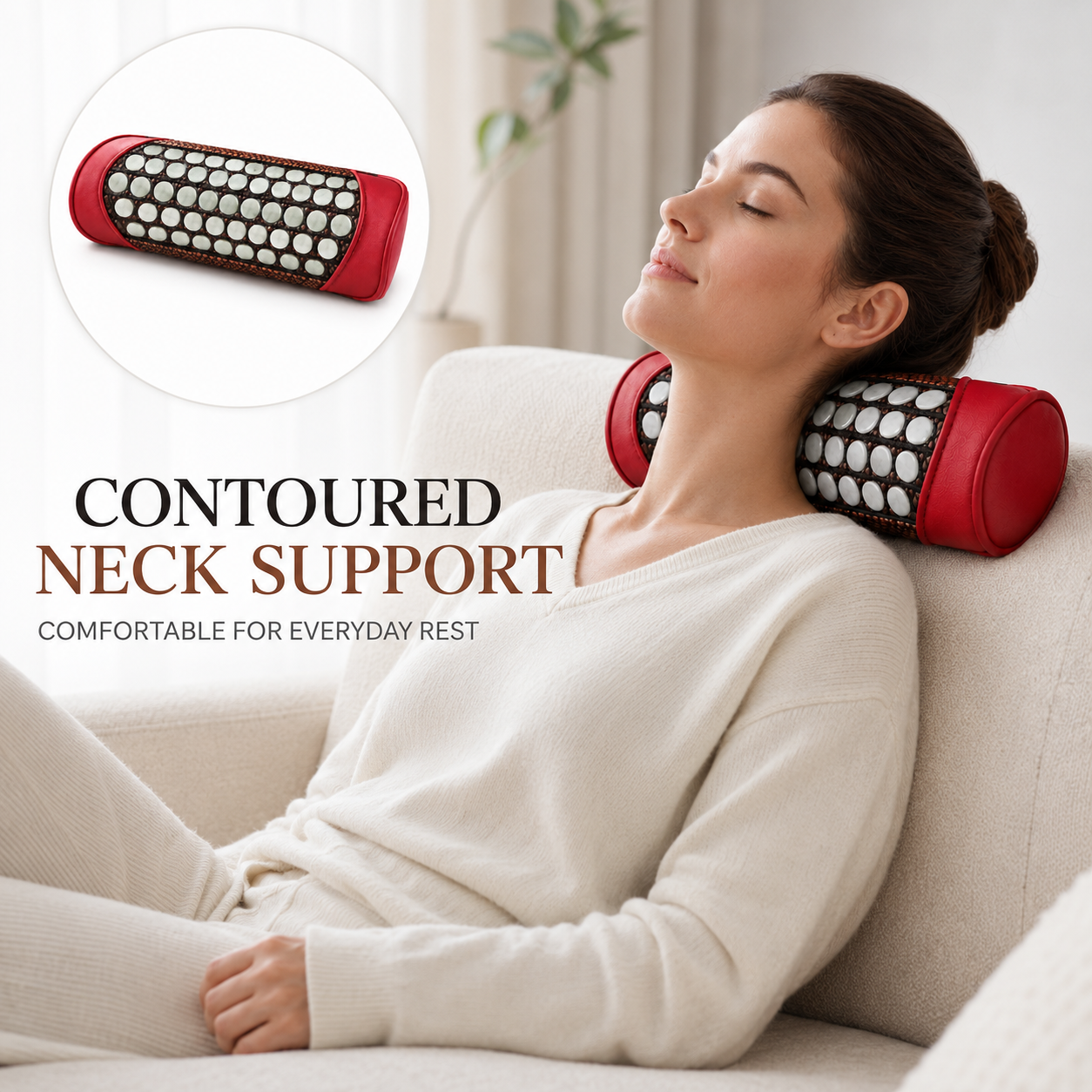 Heated Jade Neck Support Pillow