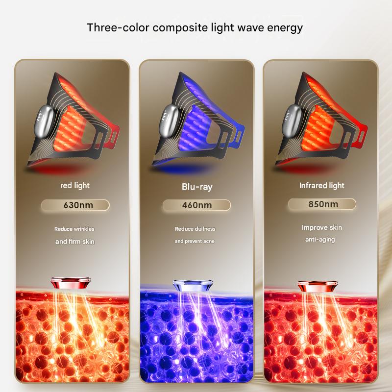 Professional Triple-Wavelength LED Therapy Mask – Advanced Skin Rejuvenation & Anti-Aging Device