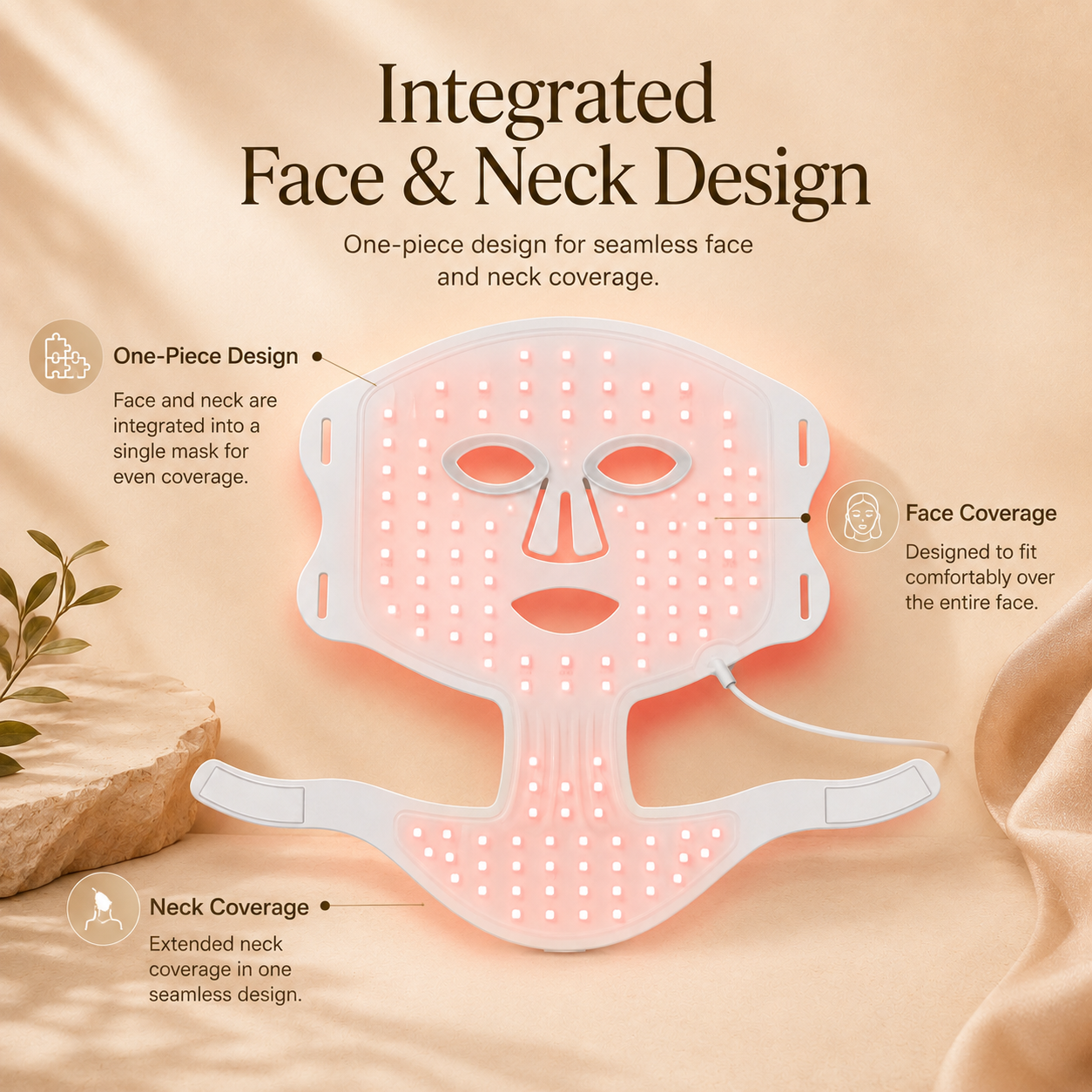 Full-Coverage LED Face & Neck Mask