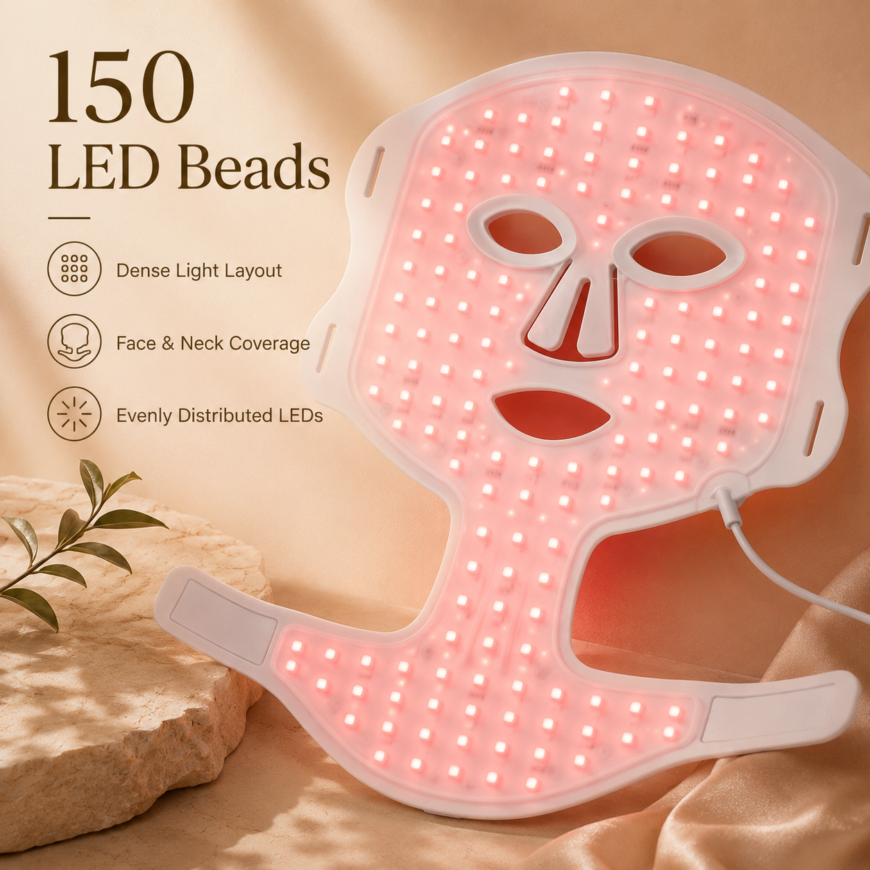 Full-Coverage LED Face & Neck Mask