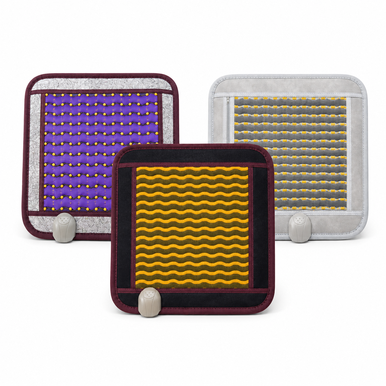 Heated Tourmaline Seat Cushion – 45 × 45 cm