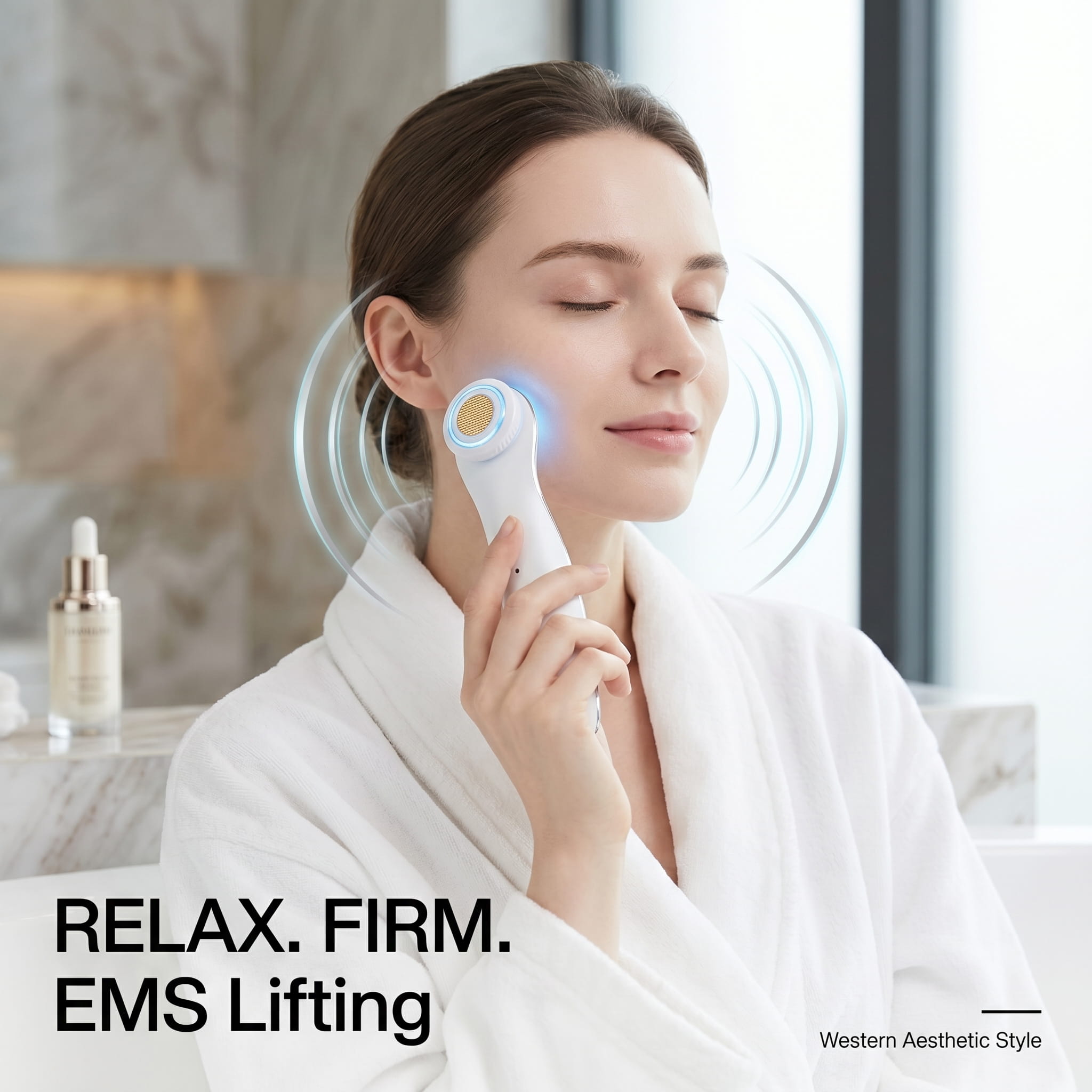 Professional Multi-Polar RF Facial Lifting Wand – Deep Firming & Skin Rejuvenation Device