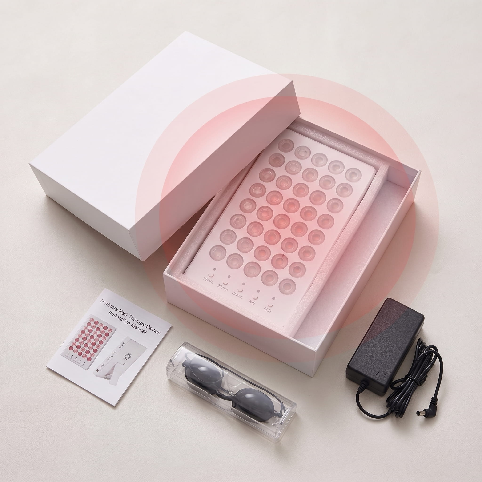 Professional Dual-Wavelength LED & Near-Infrared Therapy Control Panel – Adjustable Red Light Wellness Device