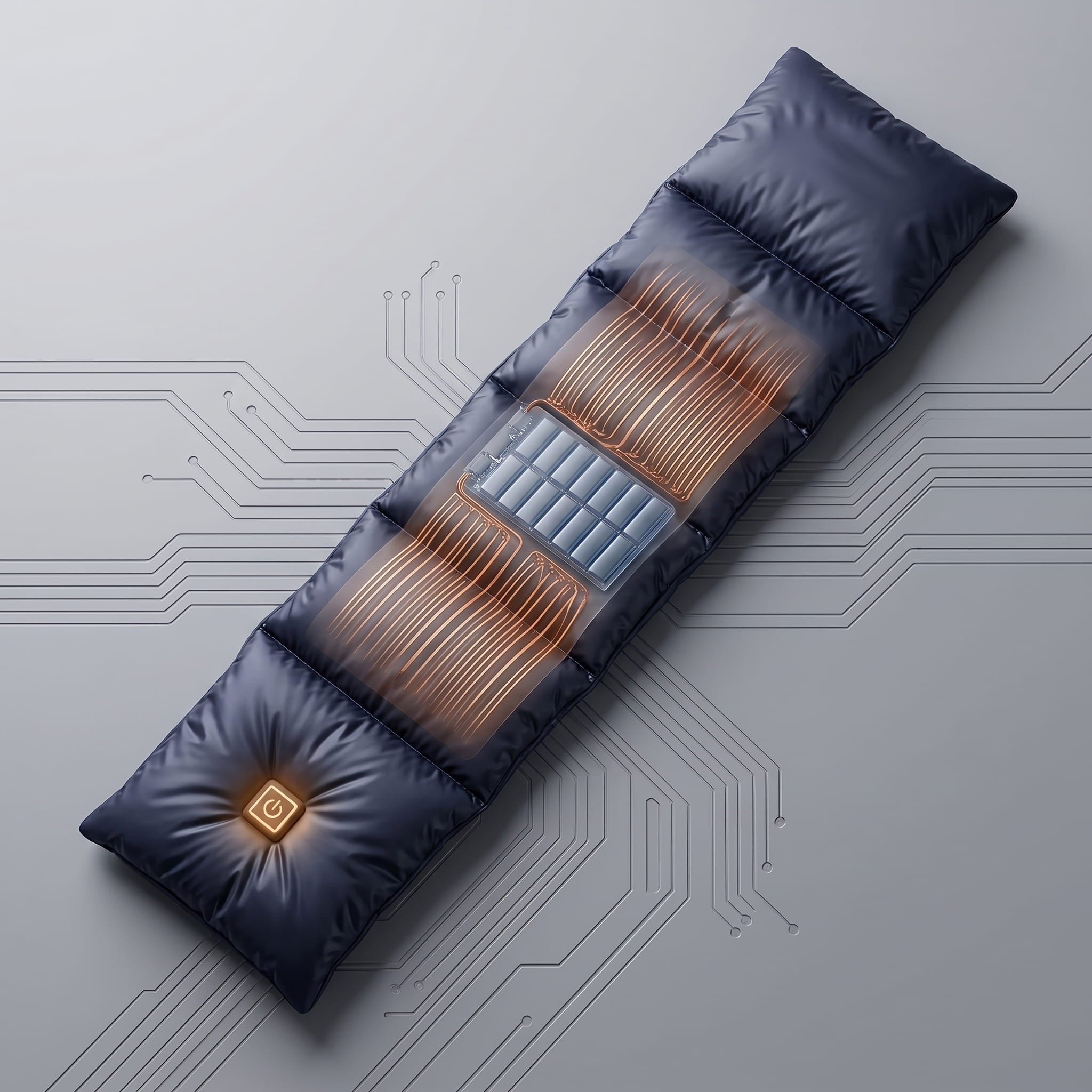 Premium Rechargeable Heated Scarf – Portable Neck Warmer for Cold Weather Relief