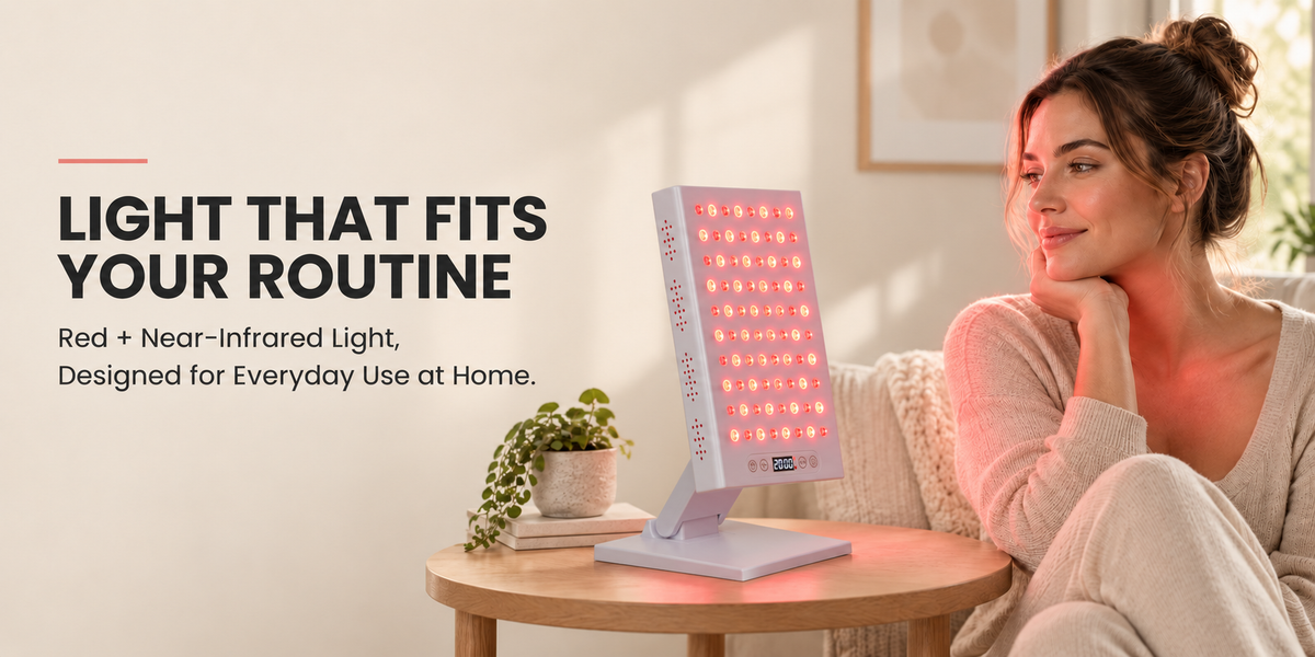UECOVL W400 Red & Near-Infrared LED Light Panel with Adjustable Stand – product detail image 1