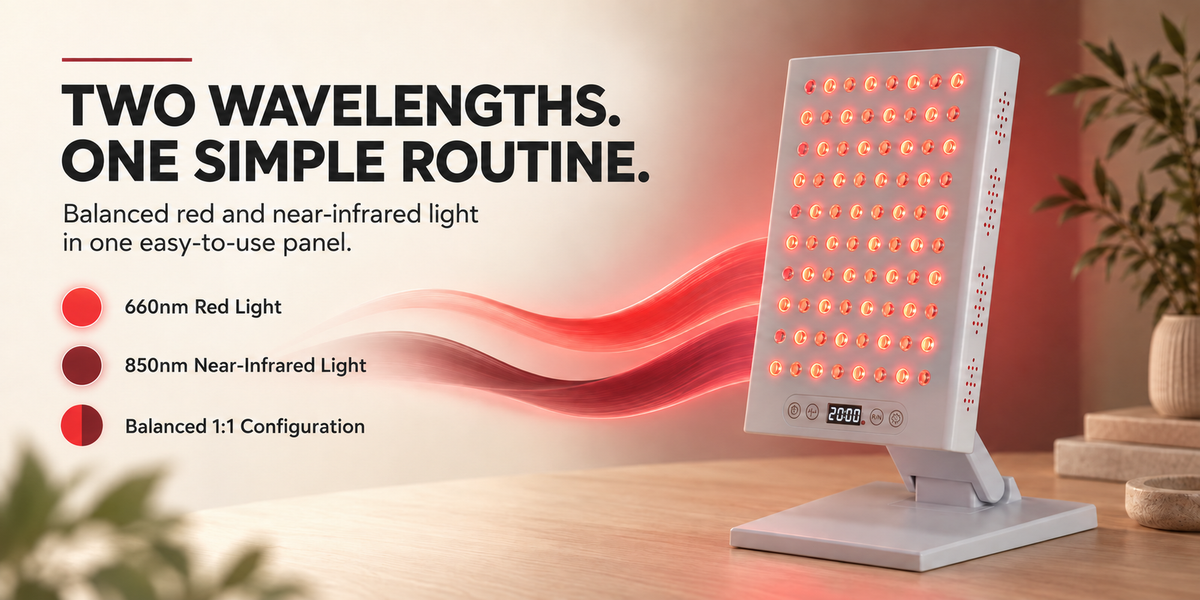 UECOVL W400 Red & Near-Infrared LED Light Panel with Adjustable Stand – product detail image 4
