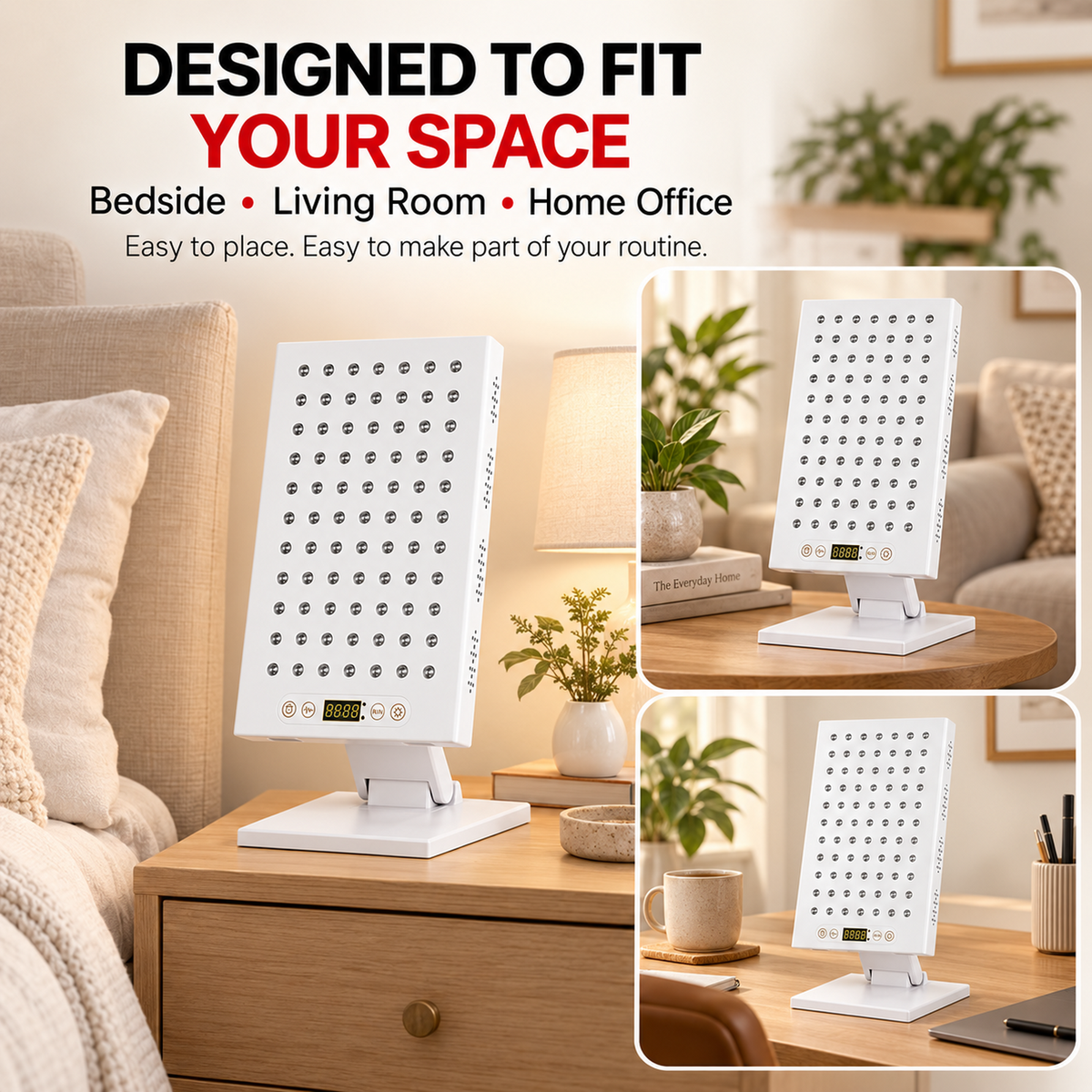 UECOVL W400 Red & Near-Infrared LED Light Panel with Adjustable Stand – product detail 6