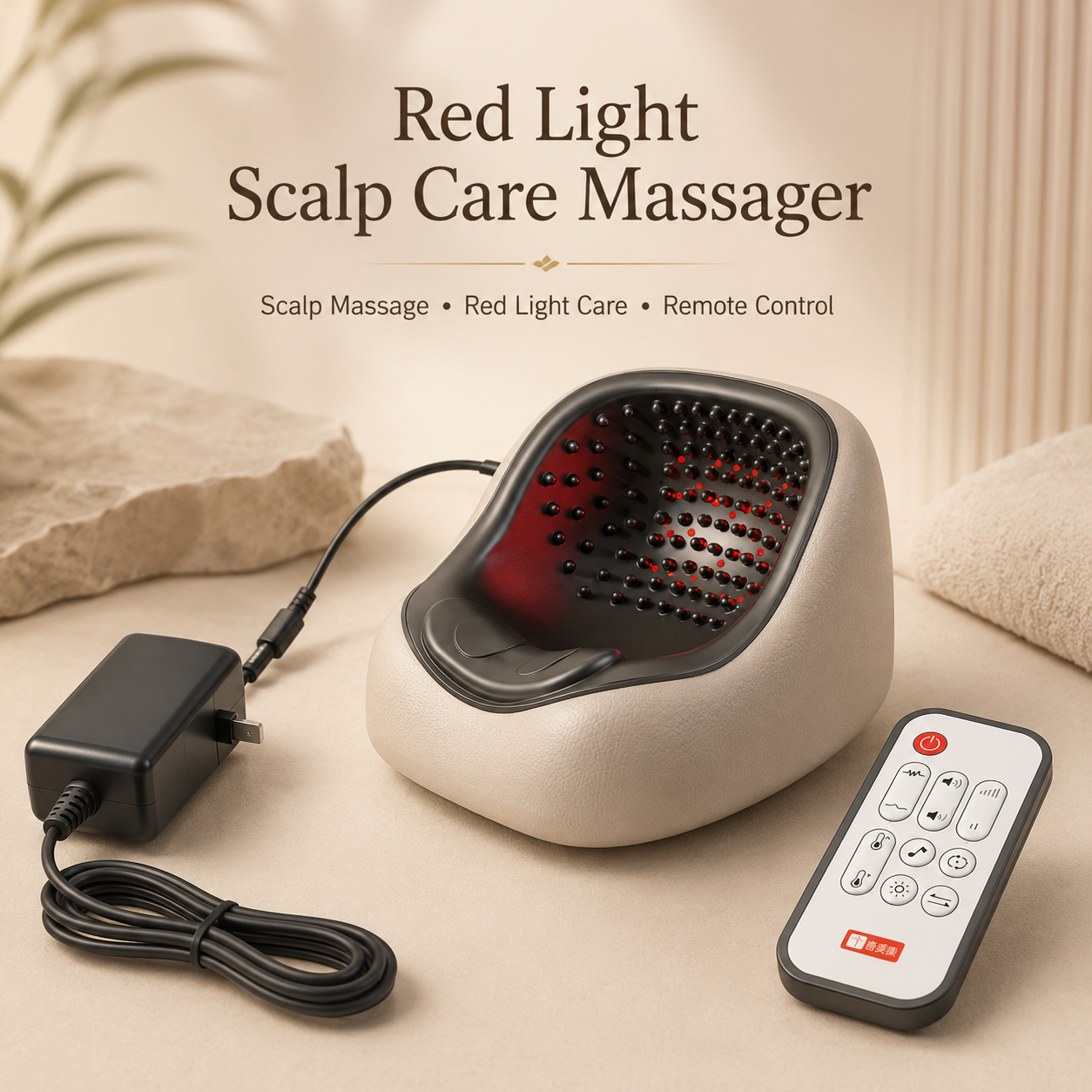 UECOVL Red Light Scalp Care Massager