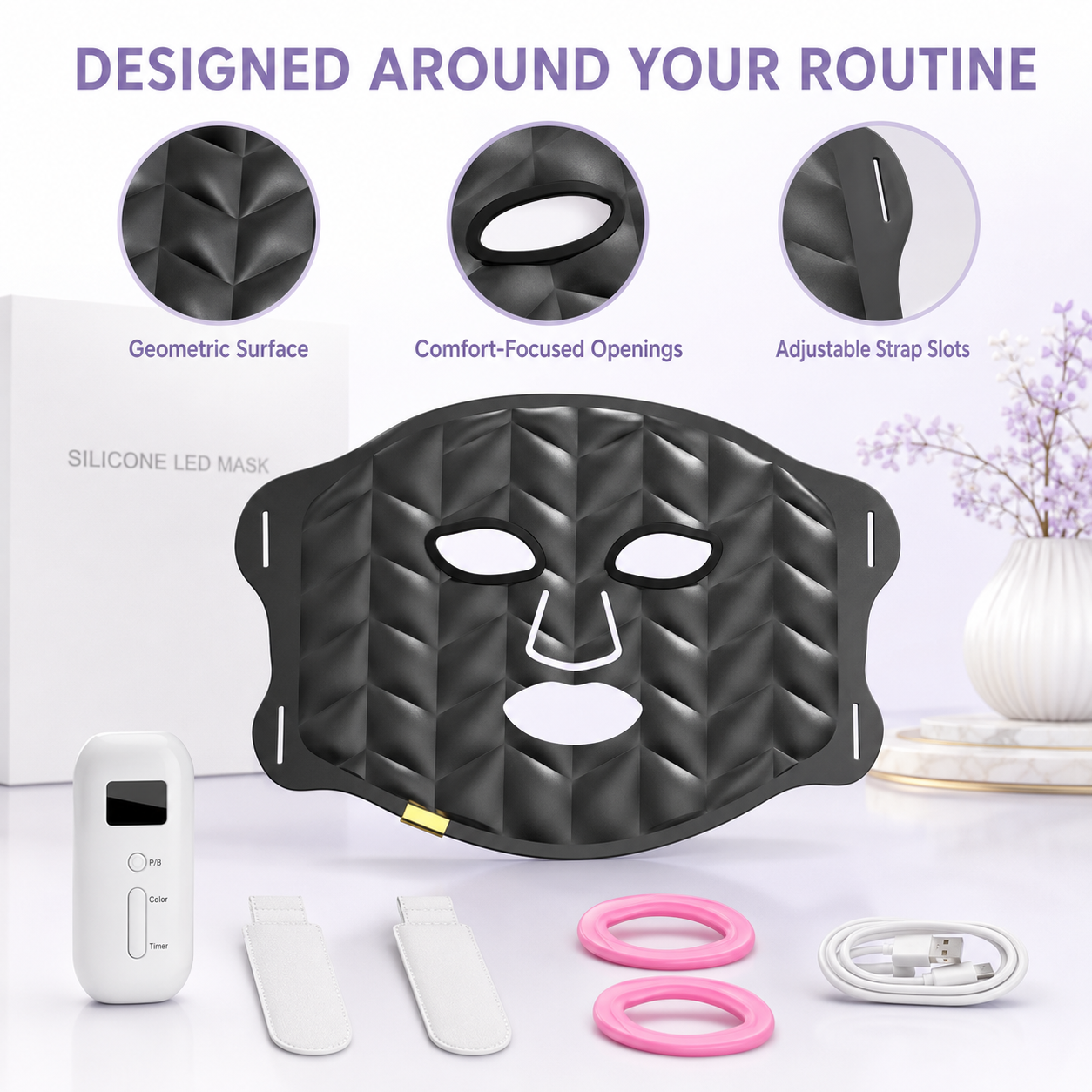 7-Color LED Face Mask