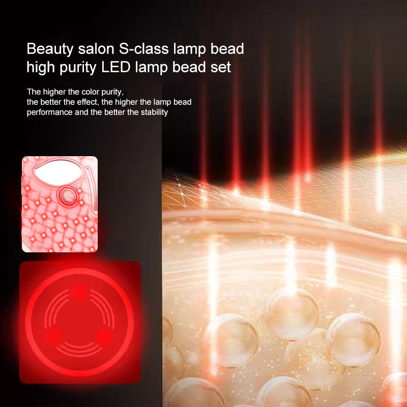 Professional Salon-Grade LED Light Therapy Mask – Full-Face & Neck Rejuvenation System