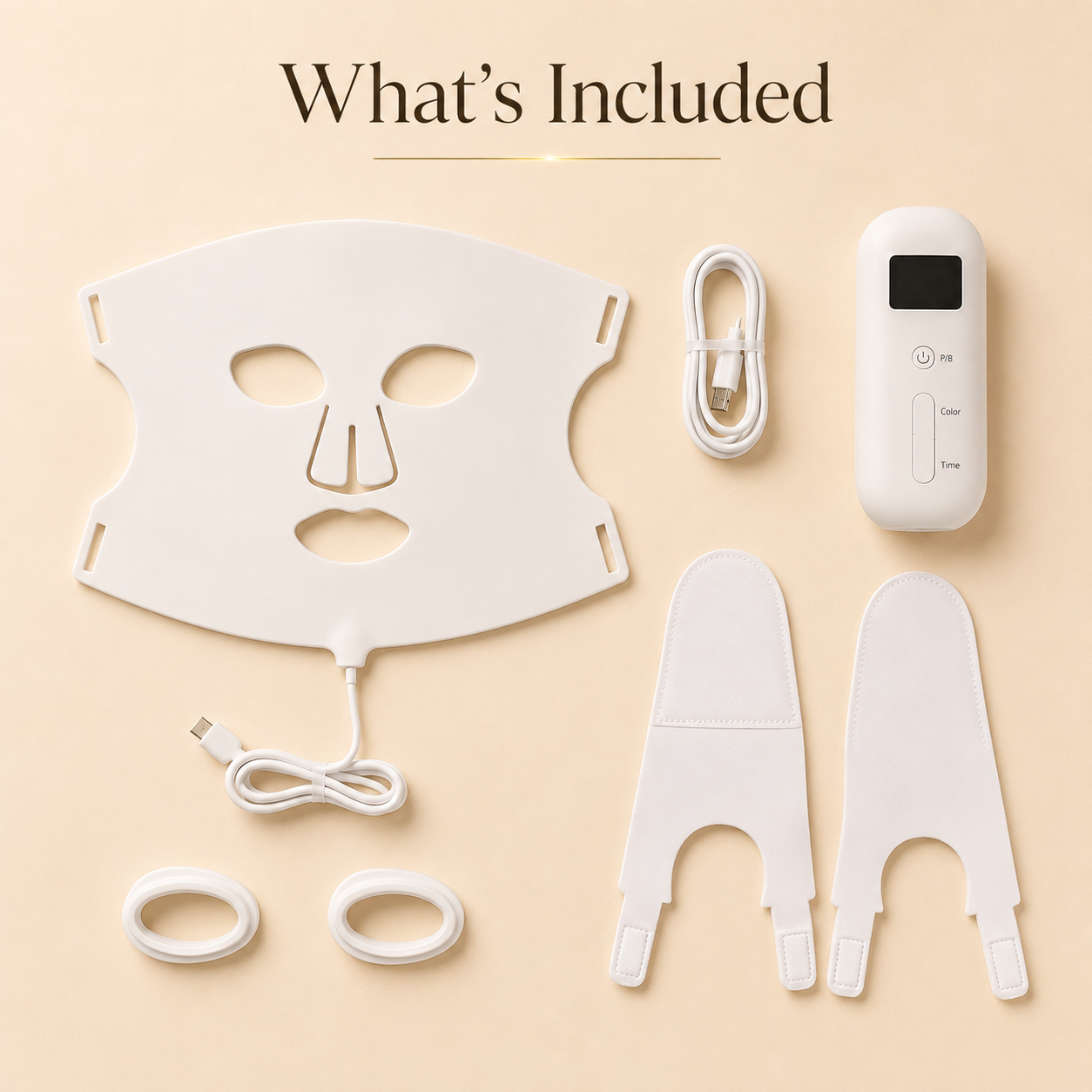 Multi-Wavelength LED Silicone Face Mask