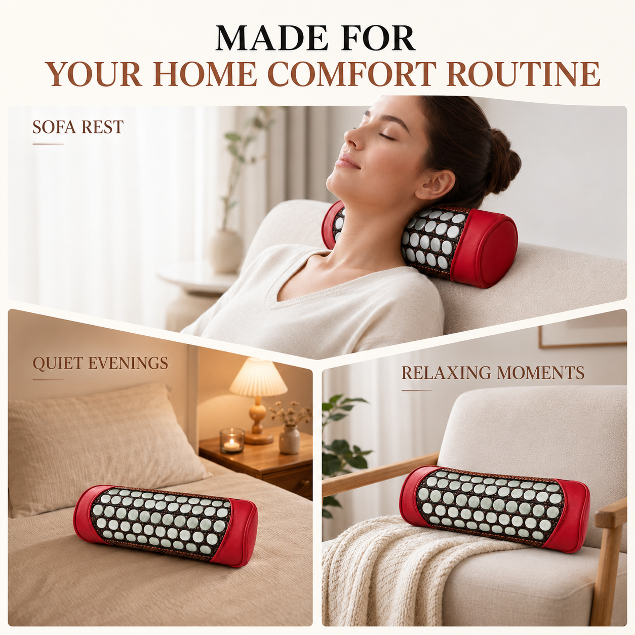Heated Jade Neck Support Pillow