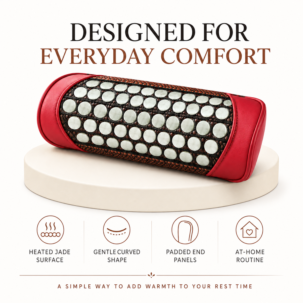 Heated Jade Neck Support Pillow