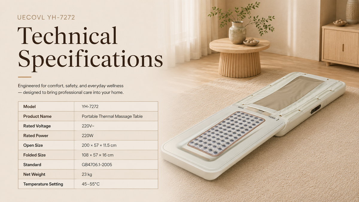 Portable Heated Spine Support Mat – product detail image 9