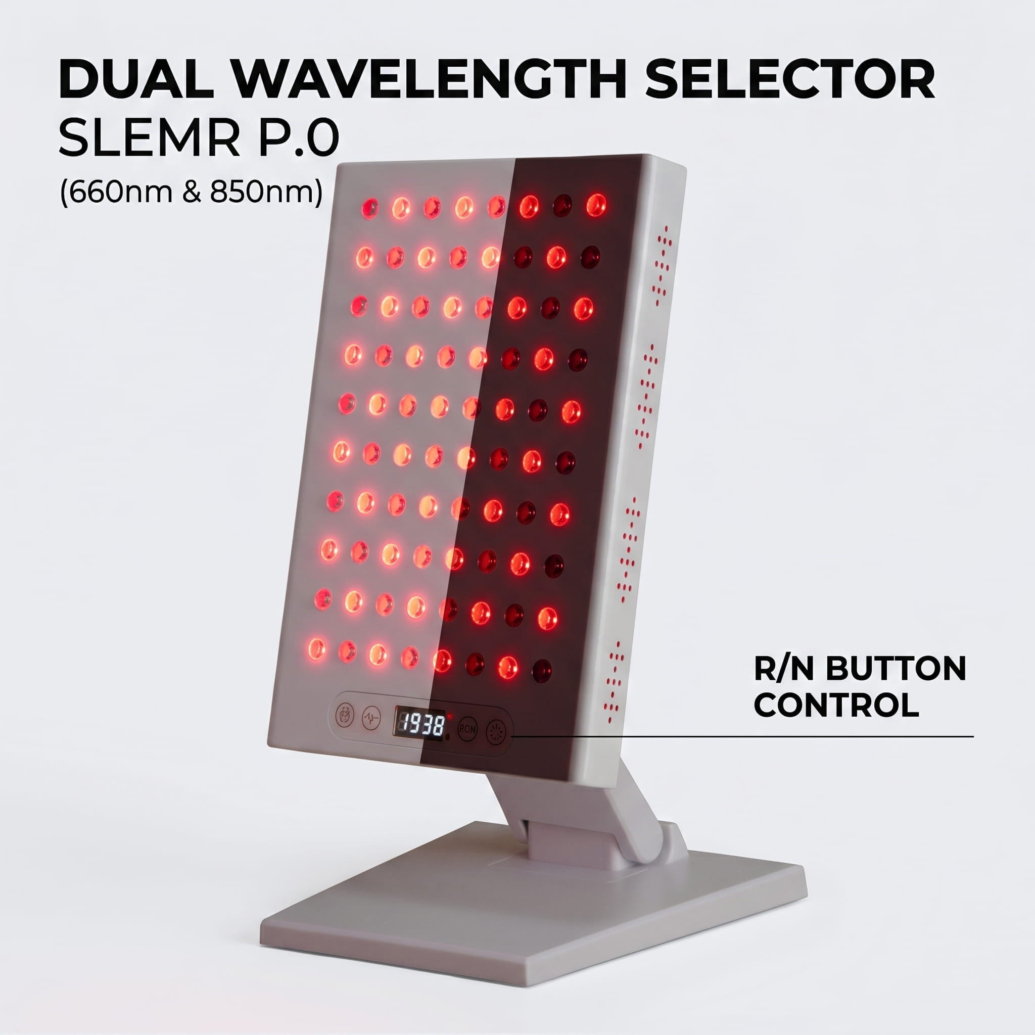 Professional Dual-Wavelength LED & NIR Therapy Device – Adjustable Stand & Customizable Light Treatment