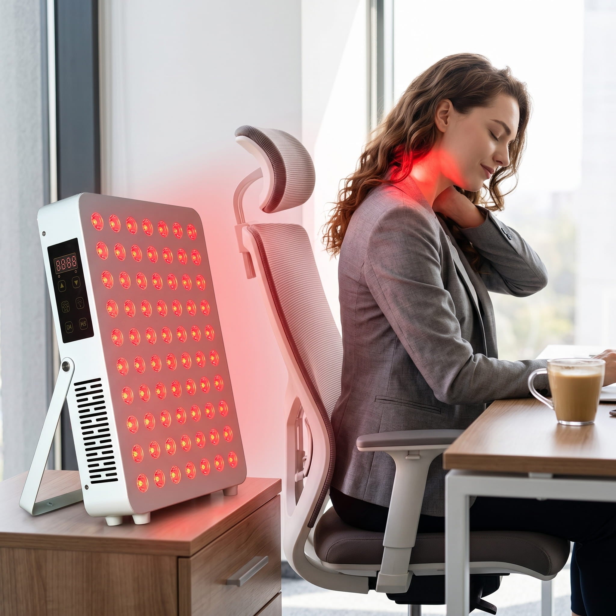 Professional Dual-Wavelength LED & Near-Infrared Therapy Controller – Customizable Timing & Pulse Settings