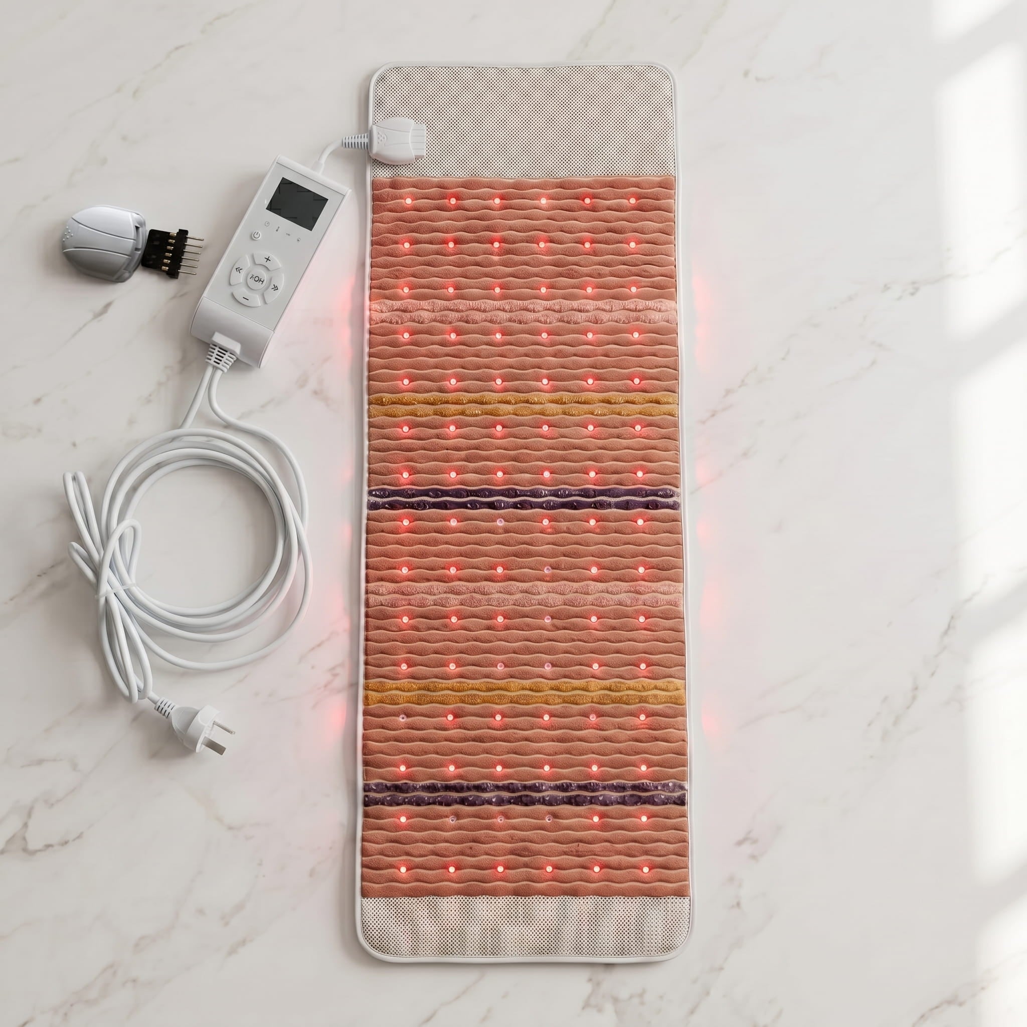 Premium Amethyst & Red Light Therapy Mat – Far-Infrared Heating & Wellness System